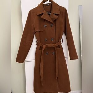 Gorgeous Brown Coat with Belt